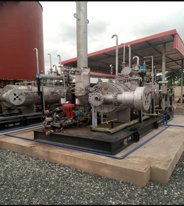 Gas Processing and Pressure Control System